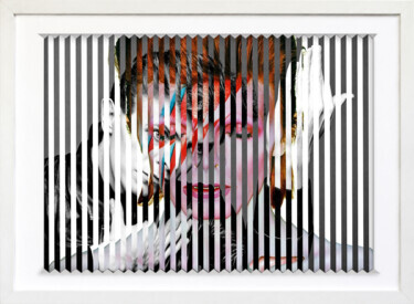 David Bowie — Vision cinétique, œuvre cinétique originale de Popléa